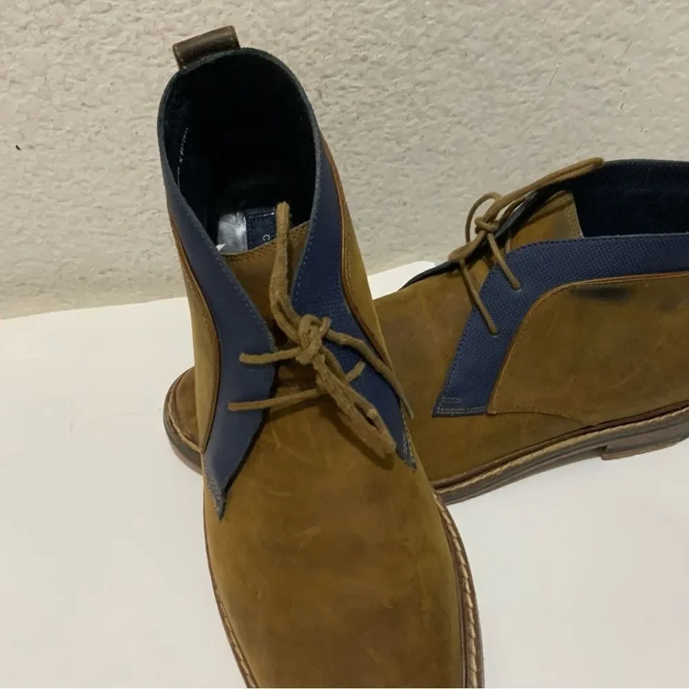 Cole Haan C20149 Mens size 9 Cambridge Chukka Brown leather Boots